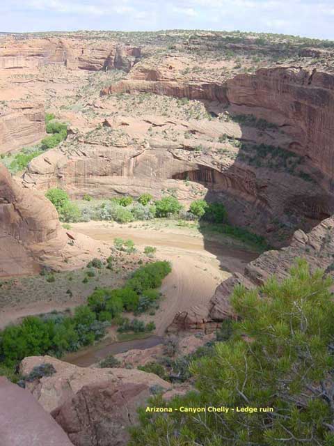 chinle canyon de chelly - ledge ruin